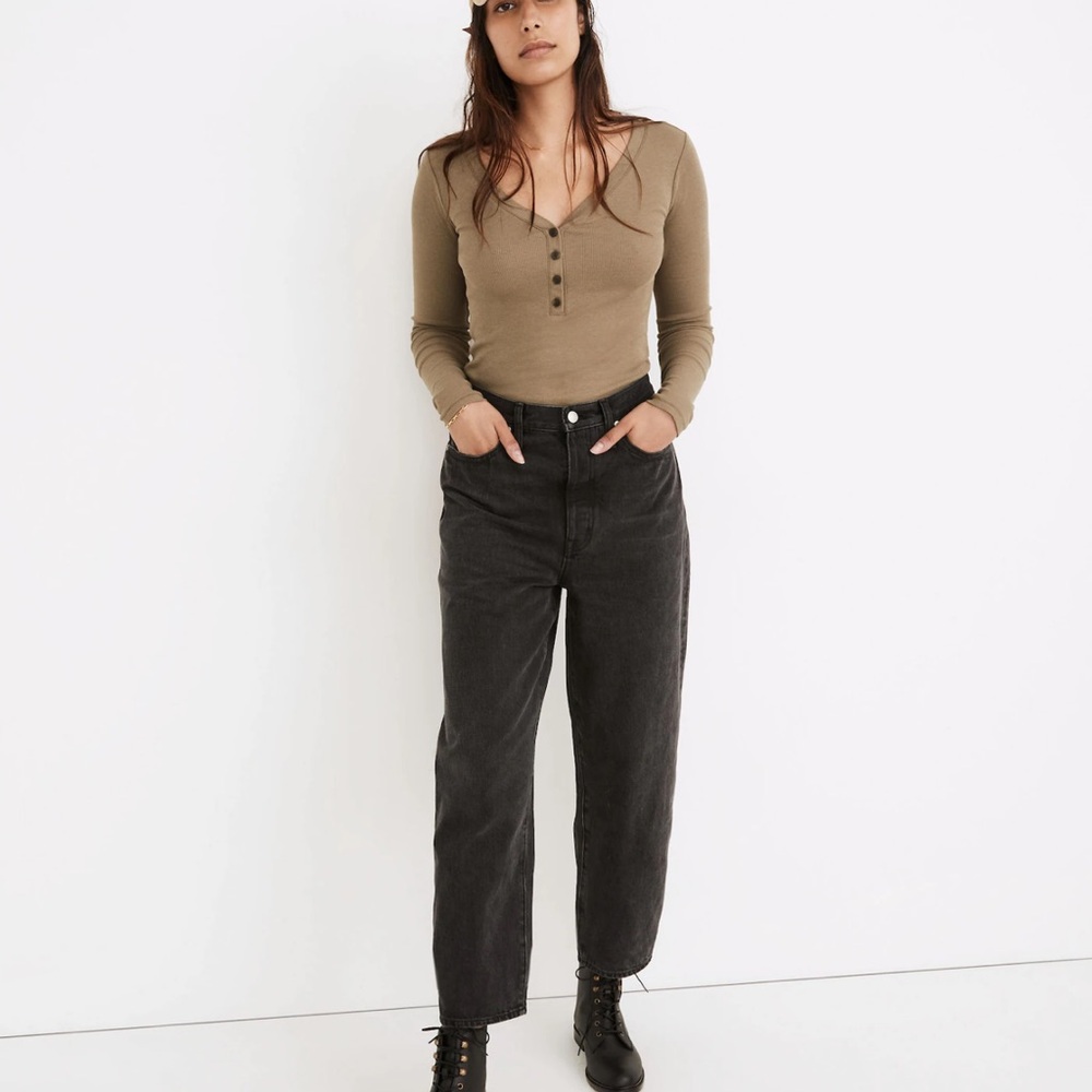 Madewell Black Balloon Jean